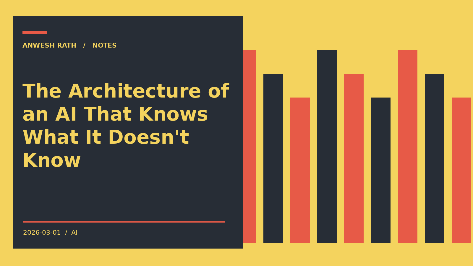 The Architecture of an AI That Knows What It Doesn't Know